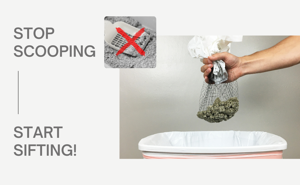 Purrfect Pouch Sift n Toss Disposable Cat Litter Box Liners