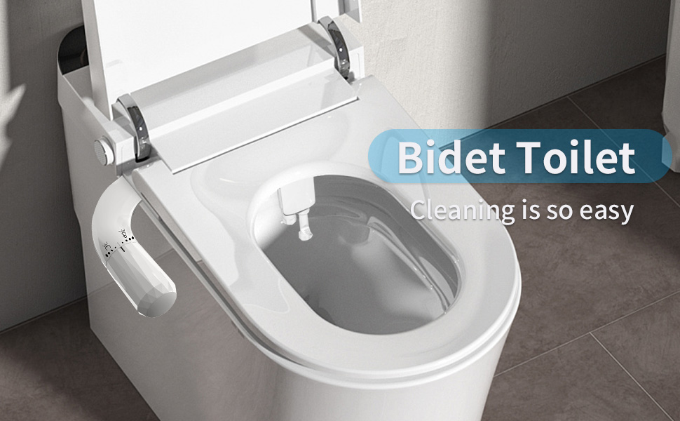 Bidet Attachment for Toilet,NonElectric Bidet with Adjustable Fresh Water Jet Spray, Easyto