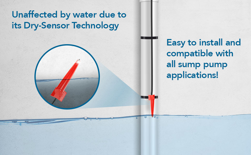 HydroCheck HC8000Tv2 Electronic Sump Pump Float Switch with Smart