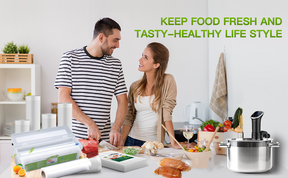 HULPPRE Cling Film,HealthFriendly Food Wrap Roll with Slide Cutter,Food Storage Container,Keep