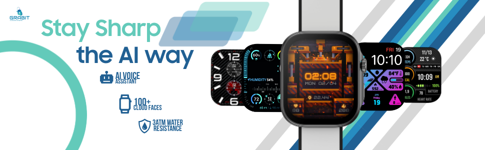 Smartwatch Offering 100+ Sport Modes, Heart Rate Monitoring, Calorie Tracking, and Fitness Insights