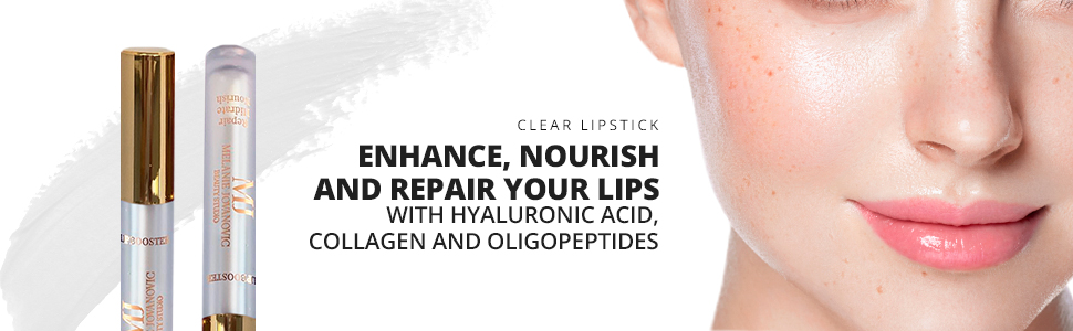 clear lipstick banner