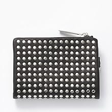 【美品】PATRICK STEPHANパトリックステファン　スタッズ二つ折り財布 PATRICK STEPHAN (パトリックステファン) 