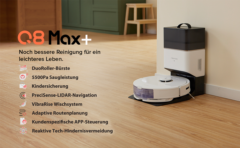 roborock q8 max+ White