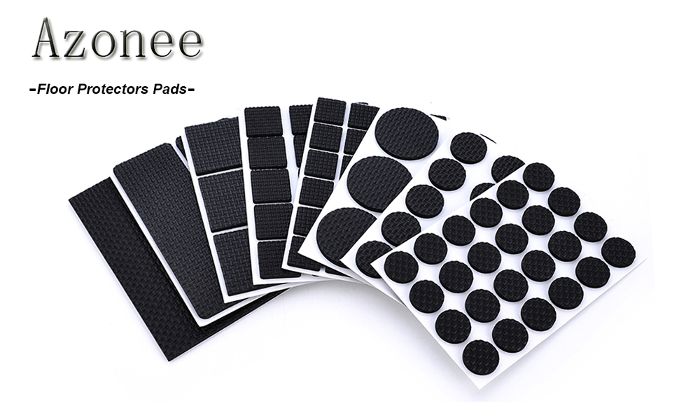 Azonee Furniture Pads, Anti Slip Rubber Pads Self Adhesive Furniture