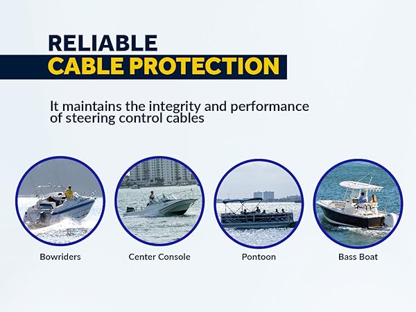 Amazon.com: Five Oceans 8-inch Steering Cable Boot - Line