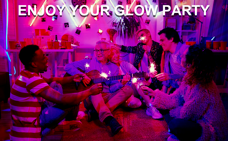 Waygor Black Light for Glow Party