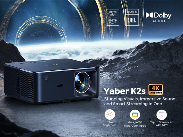 Yaber K2s プロジェクター Yaber K2s/K2sPro Cinema Room Projector – Yaber Official