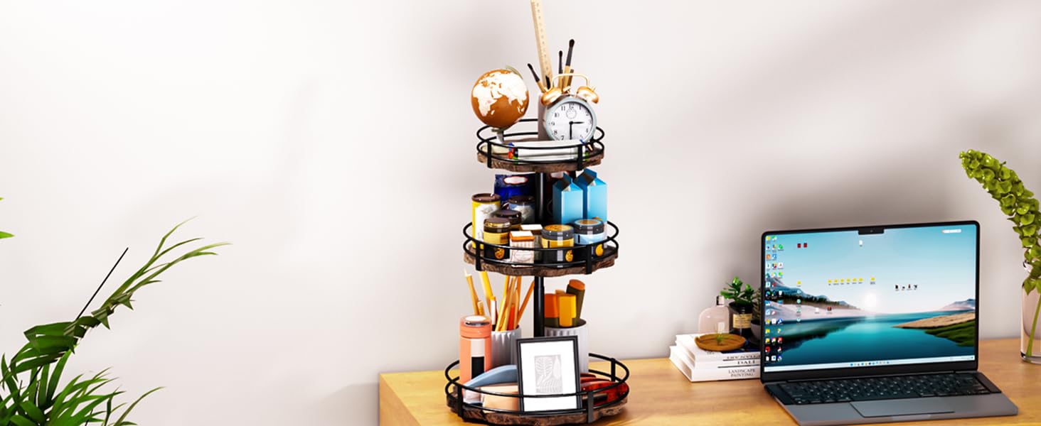 3-Tier Lazy Susan Organizer