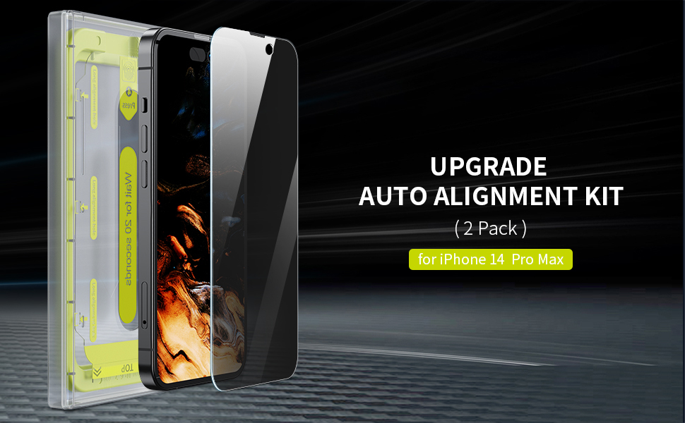 WSKEN 4 PACKS Privacy Screen Protector for iPhone 14 Pro