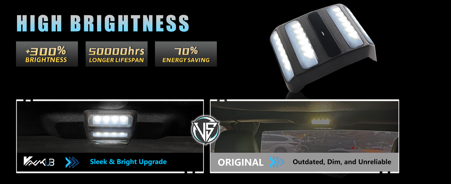 LED Rear Ceiling Lights Compatible with Ford Bronco 2021 2022 2023 2024