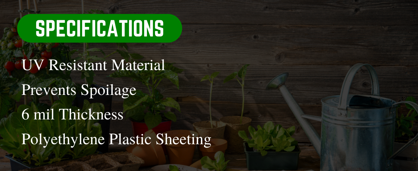 Farm Plastic Supply Silage Tarp Black/White Plastic