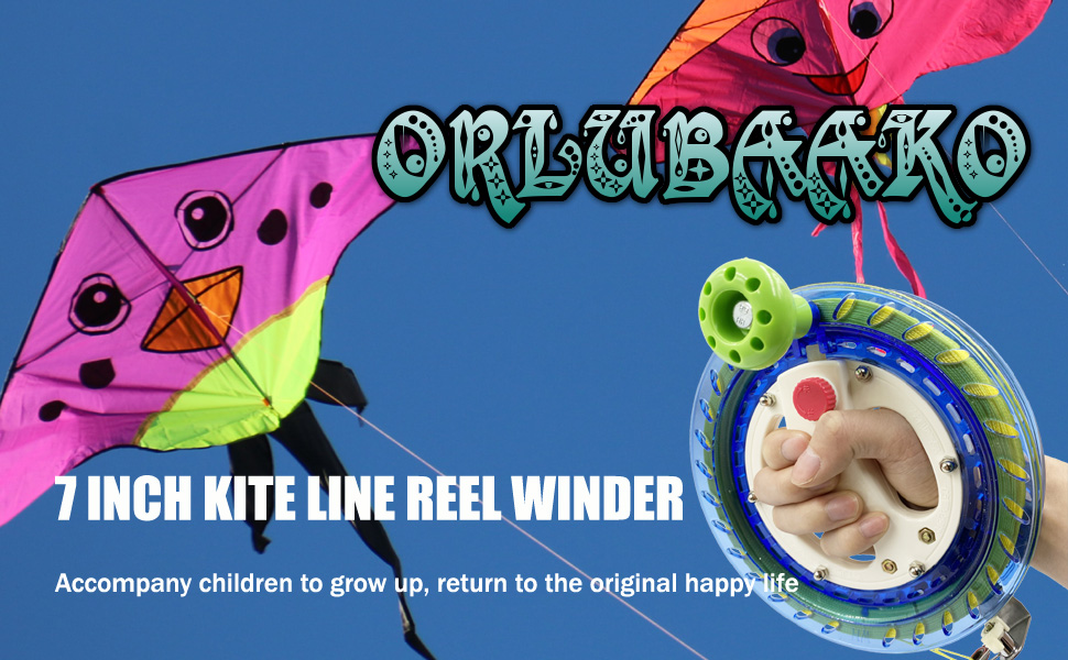 ORLUBAAKO Kite Line Reel Winder, Lockable Kite String with