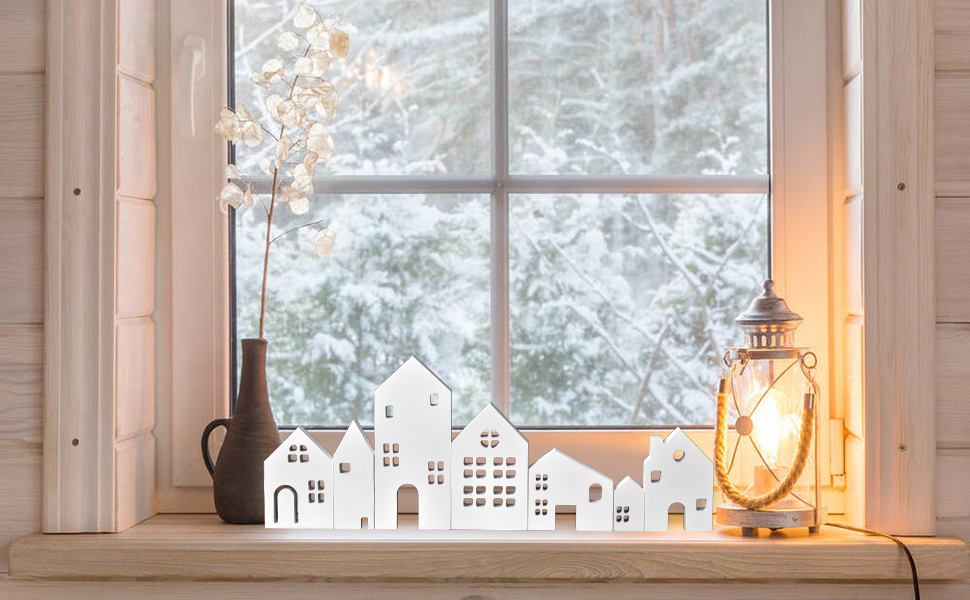 house shaped block signs