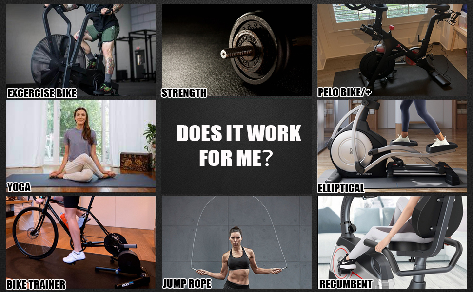 30"*60" Bike Mat for Treadmill & Home Gym Equipment Machine