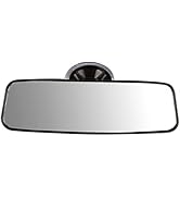 Shkalacar Wide Angle Rear View Mirror, Universal Car Truck Interior Rearview, Anti-Flying Suction...