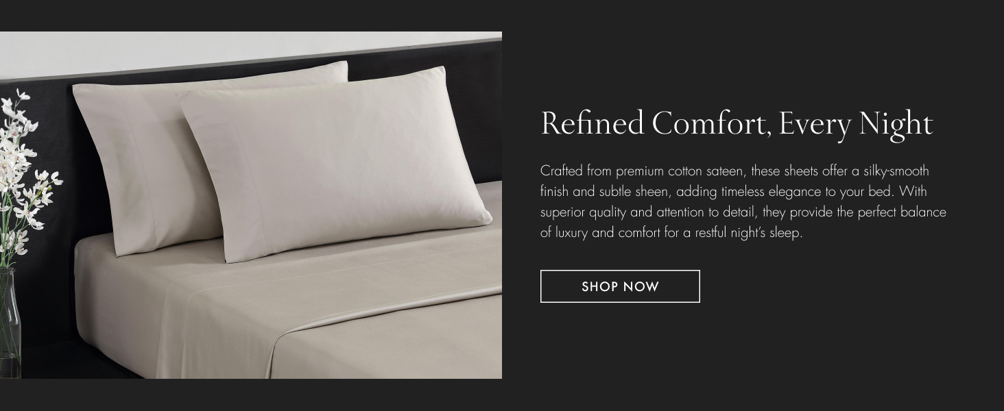 vera wang cotton sateen sheets