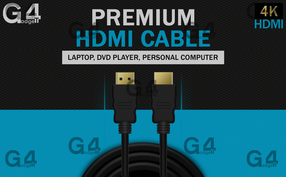Premium 1 meter (3 feet) HDMI Cable 2.0 HDTV UltraHD HD 2160p 4K