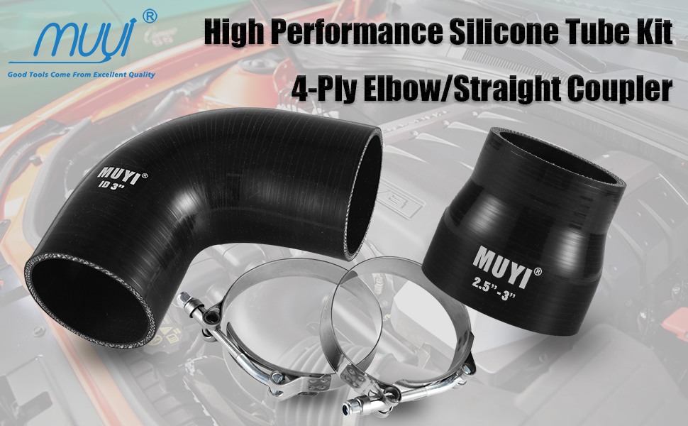 straight coupler silicone reducer hose