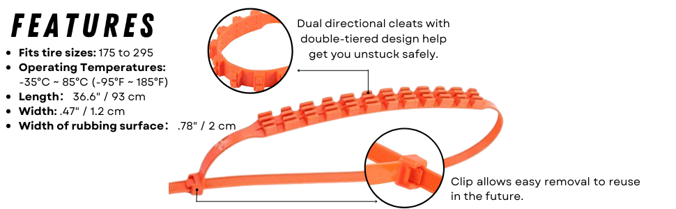 FEATURES OF TIRE CHAINS
