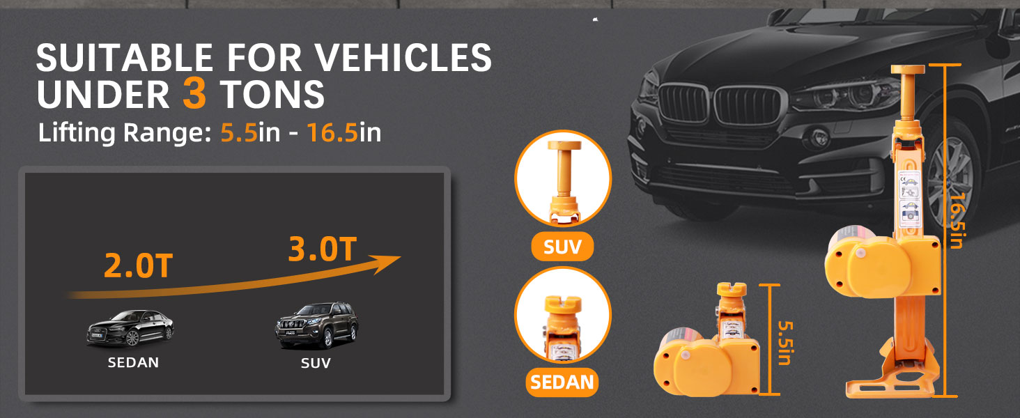 ROGTZ Electric Car Scissor Jack 