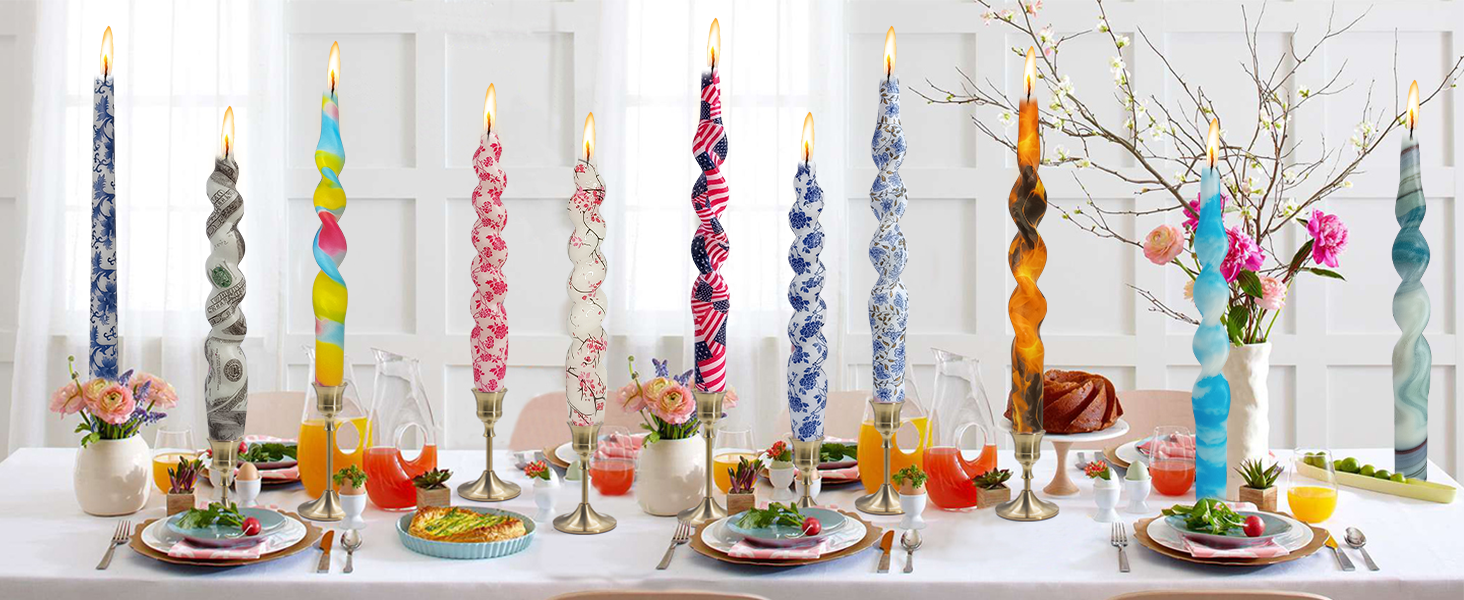 water transfer printing candle