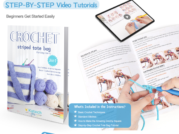 Crochet Kit for Adults Kids