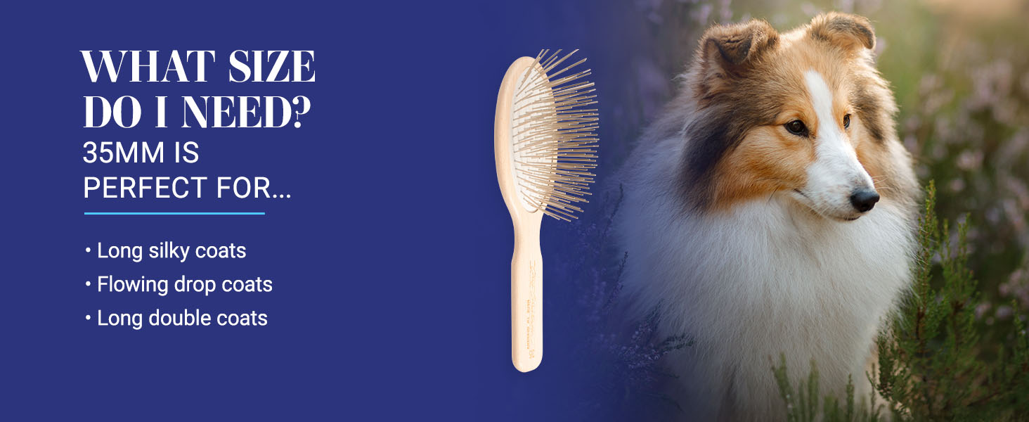 Chris Christensen Original Oval Pin Series - which size pins do I need for my dog?