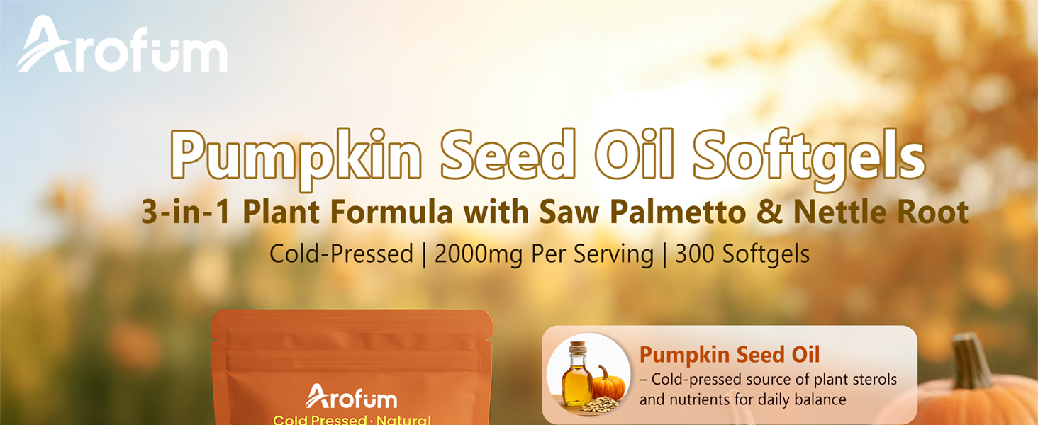 Pumpkin Seed Oil Softgels