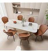 Hawthyhome Dining Room Chairs Set of 6 Kitchen Chair Dining Room Living Room Ergonomic Chair...