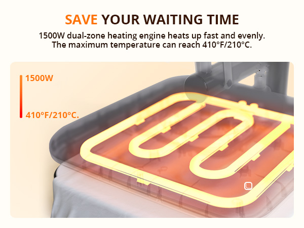 HTVRONT manual heat press machine - white