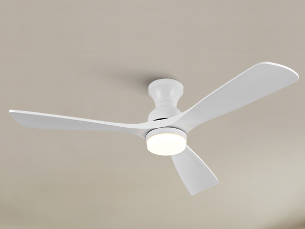 XBIBI 52 Inch Low Profile Ceiling Fan with Light and Remote