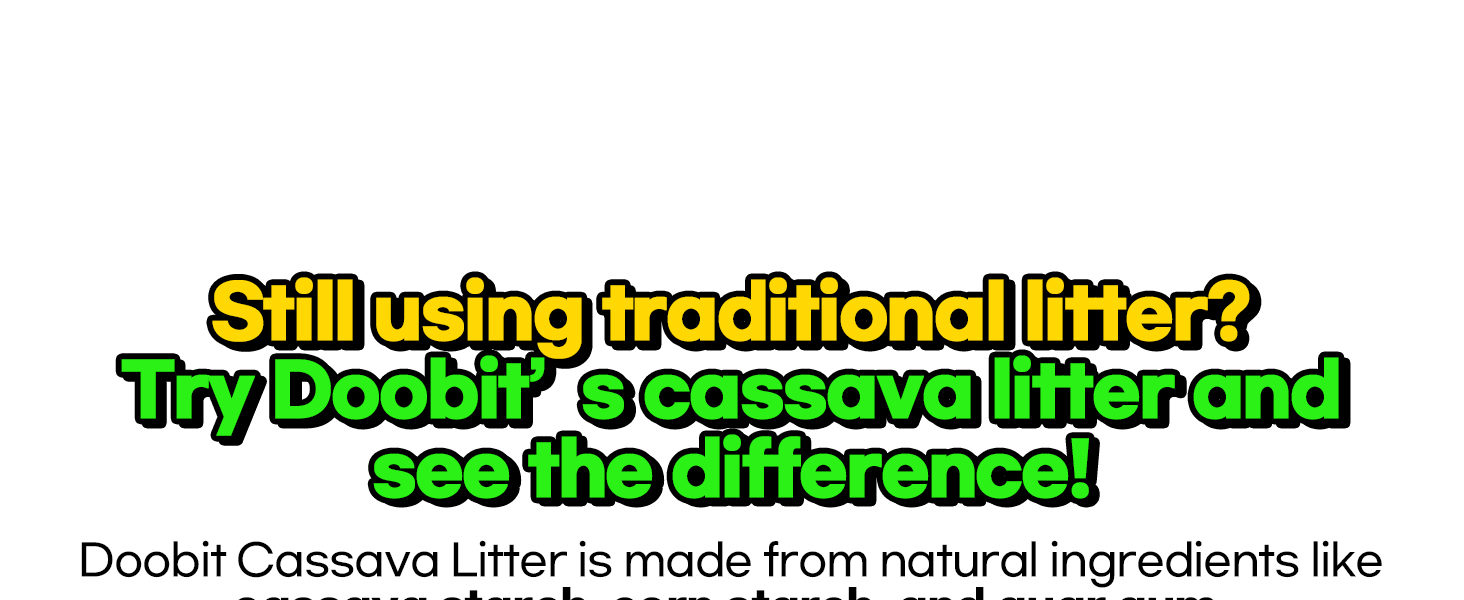 still using traditional litter