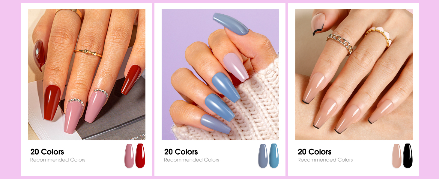 gel nail polish with top base coat