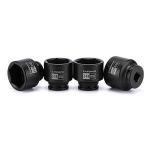 CASOMAN 3/4&#39;&#39; Drive Spindle Axle Nut Impact Socket Set