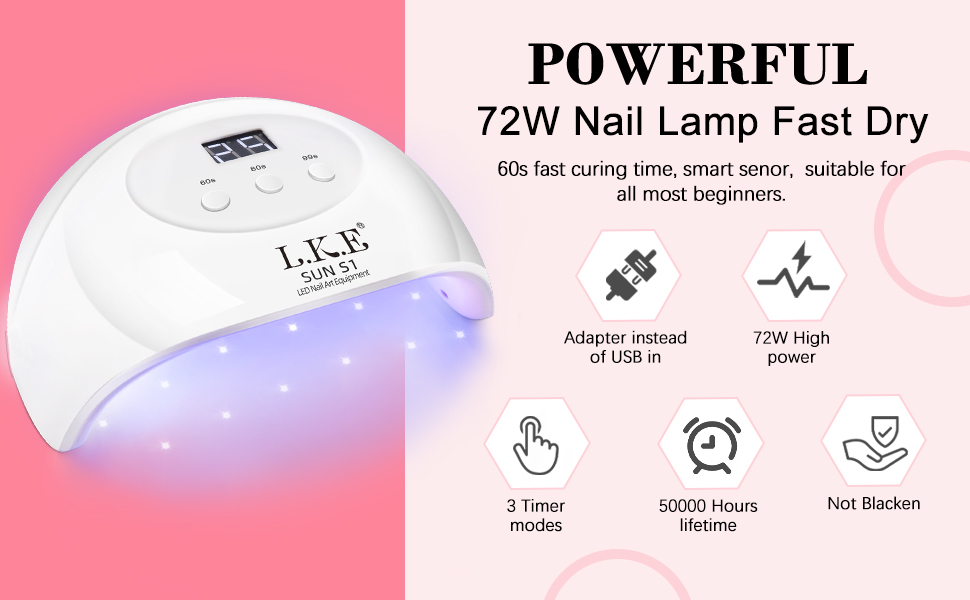 uv light for nails gel kit