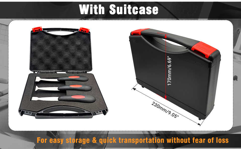 BOVIEER Windshield Urethane Scraper Tool Kit, Car Glass