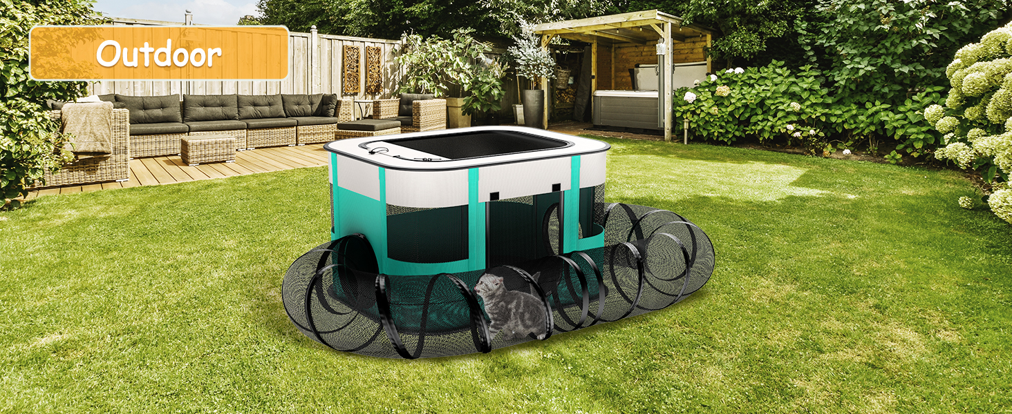 outside cat enclosure for indoor cats