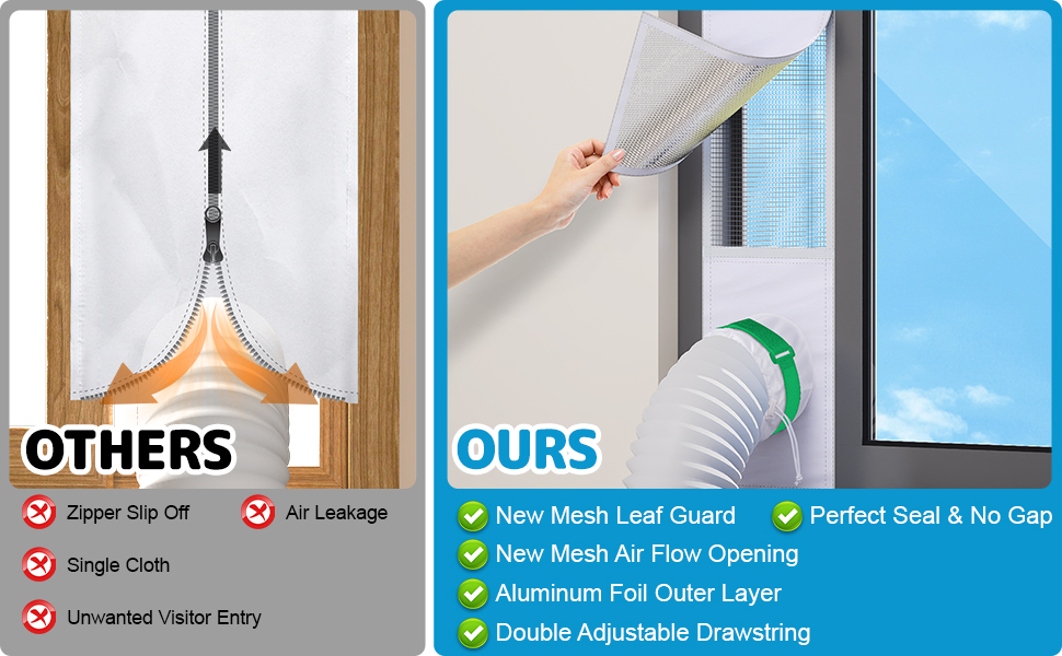 portable ac window kit