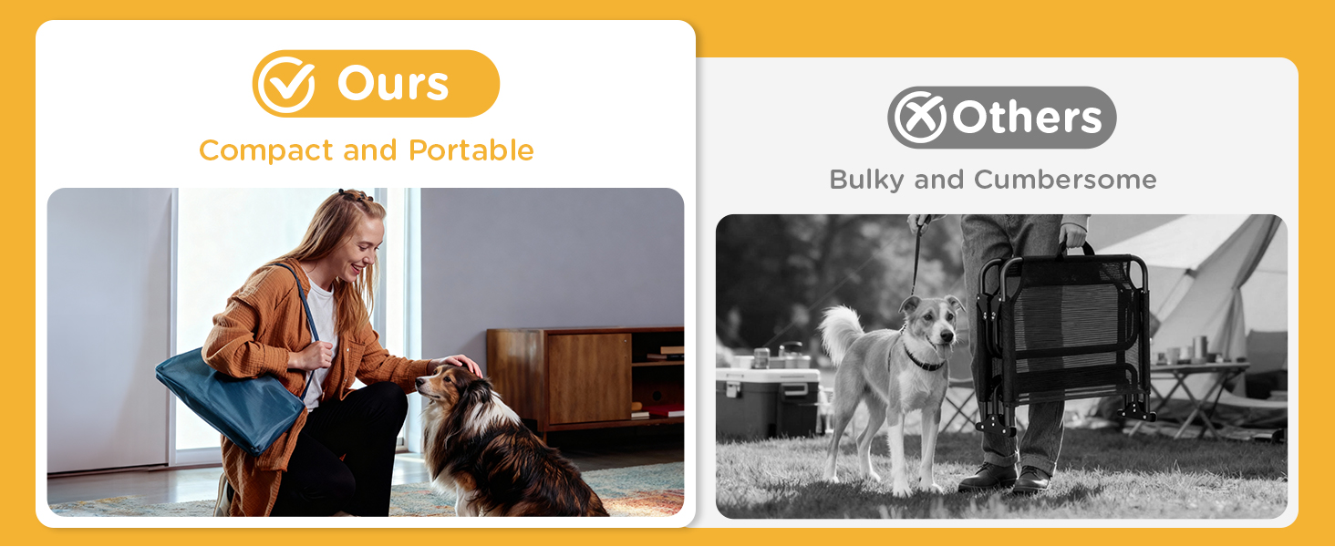 Foldable and compact