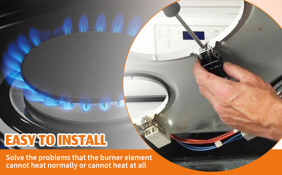 WB17X5113 burner receptacle