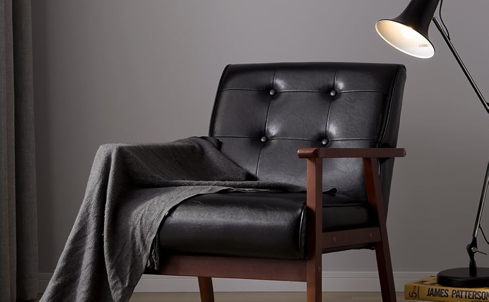 Amazon｜1人掛けソファ カウチソファ 幅66×奥行61×高さ76cm PVC