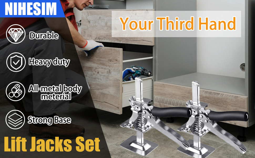 Hand Lifting Tool Jack, 2 PCS Labor saving Arm Tool Lift, Multi