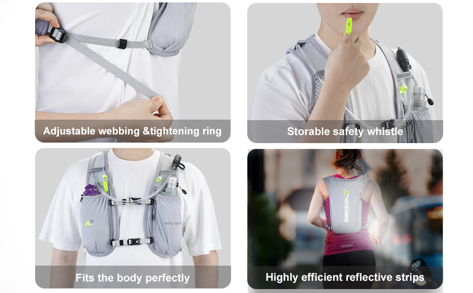 Running Backpack with 2L Water Bladder