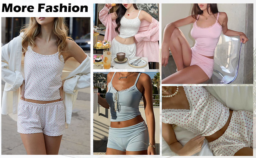 cami top and shorts pj set