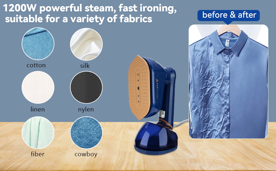 Portable Steamer for Clothes,Brynnl Handheld Travel Steamer