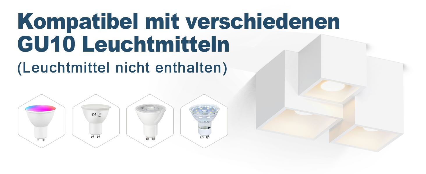 Deckenleuchte gu10