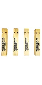 Fartime 4 PCS-Wooden Train Whistle Musical Toy for Kids (4 Tone)