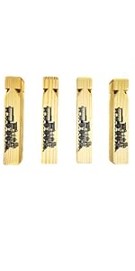 Fartime 4 PCS-Wooden Train Whistle Musical Toy for Kids (4 Tone)