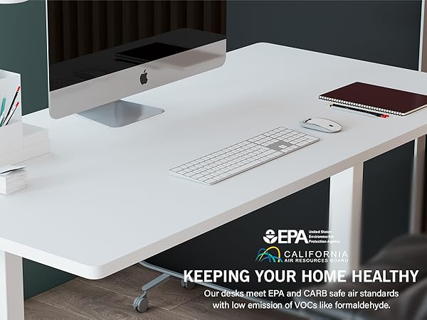 完売 ESMOK ele casu Allinone ホワイト Enmo Electric Height Adjustable Table – Corner Nook